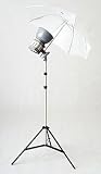 JTL SL-500 Tungsten Everlight Kit Quartz Halogen Umbrella Set - 750w!