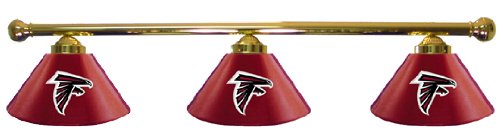 Atlanta Falcons Pool Table Light - Brass Bar