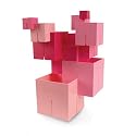 Dado Cube Pink 10 pieces