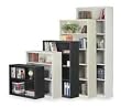 Storelogic 2HFG1 Bookcase, 22 Gauge Steel, 2 Shelf, Black