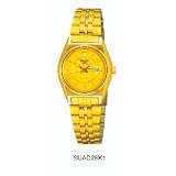 Seiko 5 #SUAD28K Ladies Gold Tone Self Winding Automatic Watch by Seiko