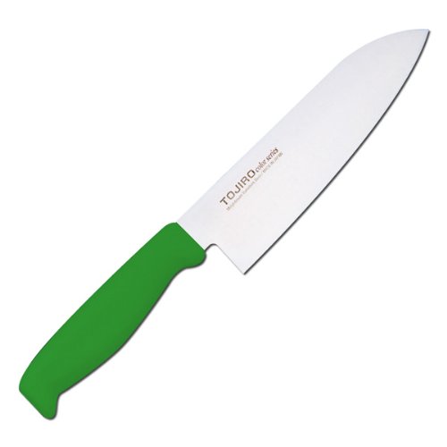 トウジロウ カラー庖丁 三徳庖丁17cm グリーン F-242G