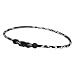 Phiten Titanium Neckalce Camouflage in Black and Gray, 22 Inches