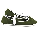 Produkt-Bild: Samt-Ballerina MODERN CHINA FLAT green