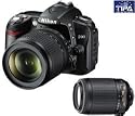 NIKON D90 + AF-S VR DX 18-55mm Lens + AF-S VR DX 55-200mm Lens + Carry-all + Sandisk 16 GB Ultra II SDHC Memory Card Consumer SLR camera Digital camera bundle combo