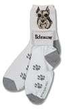 Schnauzer Roll Down Sock