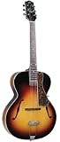 The Loar F-Hole Archtop Acoustic Guitar with Floating Pickup, Sunburst Finish