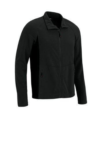 maier sports Herren Fleecejacke Purus, black, 54, 170000_900 Preisvergleich