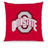 Ohio State Buckeyes 16x16 Suede Cover Pillow