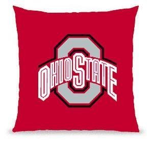 Ohio State Buckeyes 16x16 Suede Cover Pillow