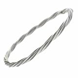 Sterling Silver Braided Bangle