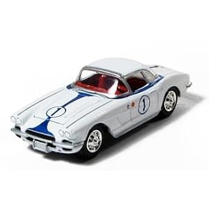 GreenLight 1962 Corvette Coupe LeMans Race Paint 1:64 GreenLight Corvette Collection by DK HUSKY RACING
