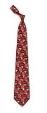 Nebraska Cornhuskers Pattern 2 100% Silk Neck Tie - NCAA College Athletics