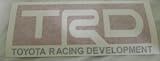 TRD Toyota Racing Decal Sticker (new) black/red