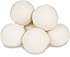 Smart Sheep 6-Pack XL Premium 100% Wool Dryer Balls, Reusable Natural Fabric Softener
