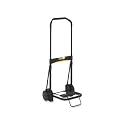 ~:~ KANTEK INC. ~:~ Ultra-Lite Folding Hand Truck Cart, 200lb Capacity, 11 x 13-1/4 Platform, Black