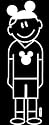 "Disney Dad" Car Window Decal (Walt Disney World Exclusive)