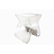 Clear Acrylic Stool/End Table by Wholesale Interiors