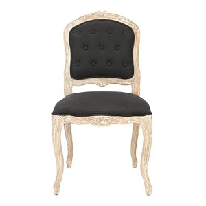 Two "Carissa" Linen Side Chairs