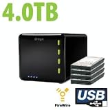 4TB Drobo Bundle - Drobo 4bay FireWire 800 & USB 2.0 Storage Enclosure Bundled with 4 x 1TB 7200RPM