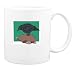 Mug with stone, crow, bird, animal