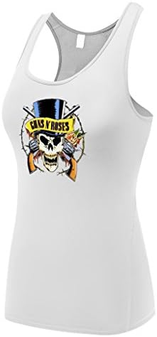 Samm Women's Metal Guns N' Roses Yoga Fitness Workout Soft Racerback Tank Top