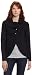 Kensie Womens Bonded Jersey Jacket, Black, X-Large