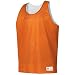 High Five Adult Mini-Mesh Reversible Orange-White Basketball Jersey