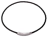 Police Herren Kette Leder(schwarz)/Edelstahl 42cm P20660PLB-07