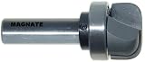 Magnate 7834 Bowl & Tray Plunge Router Bits with Top Bearing - 1/2 Radius; 1-1/8 Cutting Diameter