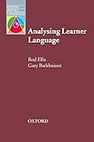 Analysing learner language