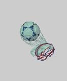 Ballnetz FUSSBALL / Ausf�hrung leicht / bis zu 10 -12 Balle / 6721 - 