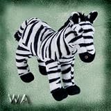Wild Adventures 8in Zebra Plush
