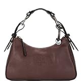 Dooney Bourke Pebble Leather Hobo Shoulder Bag Brown T-Moro