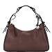 Dooney Bourke Pebble Leather Hobo Shoulder Bag Brown T-Moro