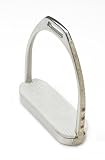 Centaur Silver Engraved Jewel Stirrup Irons