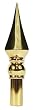 America's Flag Company HWMETSPEAR 8-Inch Flagpole Ornament Metal Gold Spear