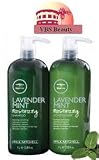 Paul Mitchell Tea Tree Lavender Mint Moisturizing Shampoo and Conditioner (Choose from 2.5, 10.1, or 33.8 oz set bottles)(33.8 oz comes with free pumps)