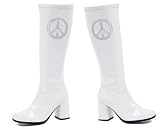 Women's 300-Peace 3 Gogo Boot With Zipper And Peace Sign
