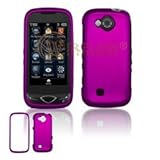 Premium Rubberized Purple Snap-On Cover Hard Case Cell Phone Protector for  ....