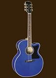 Sierra SJ88CETBL Full-Bodied Acoustic Electric Cutaway Guitar Set- Tahoe Series