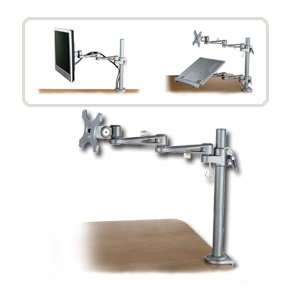 Lindy LCD-Monitorarm lang Modulares Halterungssystem für Mo, 40696