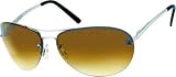 Aviator Style Unisex Designer Sunglasses 1045 Brown