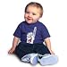 Cleveland Indians Infant #1 Fan T-Shirt by Soft as a Grape - Navy 12 Months