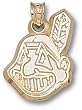 Cleveland Indians Chief Wahoo 3/4" Charm/Pendant -14K/10K, Stainless Steel or Gold Plated