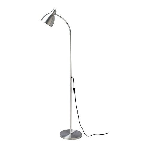 Ikea 201.109.03 Lersta Floor/Reading Lamp, Aluminum