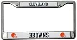 Cleveland Browns Chrome License Plate Frame