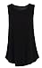 EttelLut - Women's Loose Fit Flowy Tank Tops - Cool Relaxed Regular and Plus Size - Ideal for Workout, Yoga, Running, Working Out at The Gym and Lounging Around - A1 Black Large