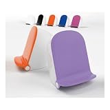 Moby Foot Activated Small Garbage Can Finish: Combination of White and Blue