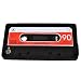 Cbus Wireless brand Black/Red Silicone Cassette Tape Case / Skin / Cover for Apple iPhone 4S / iPhone 4